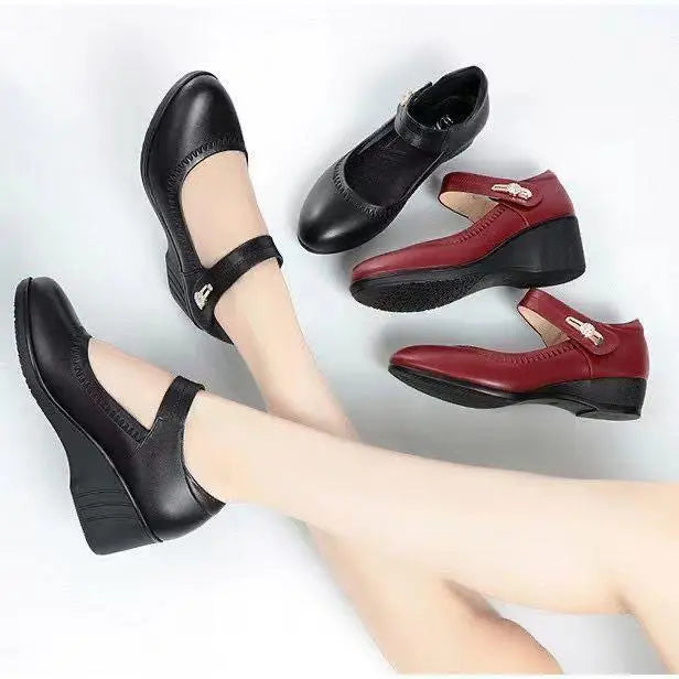 Lydia | Scarpe con Zeppa e Cinturino