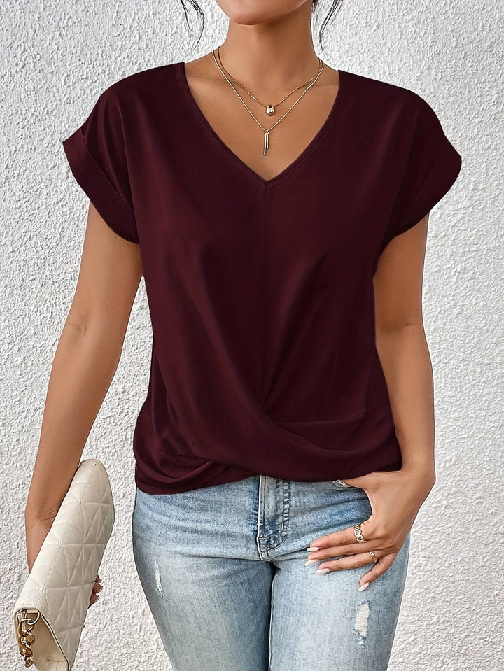 Clara | T-shirt elegante dal taglio fluido