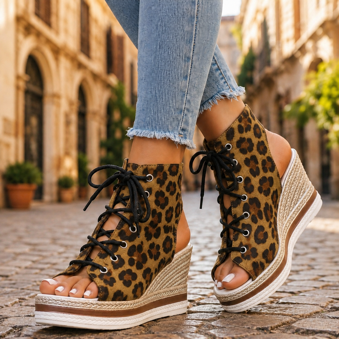 Emanuela | Sandali con zeppa