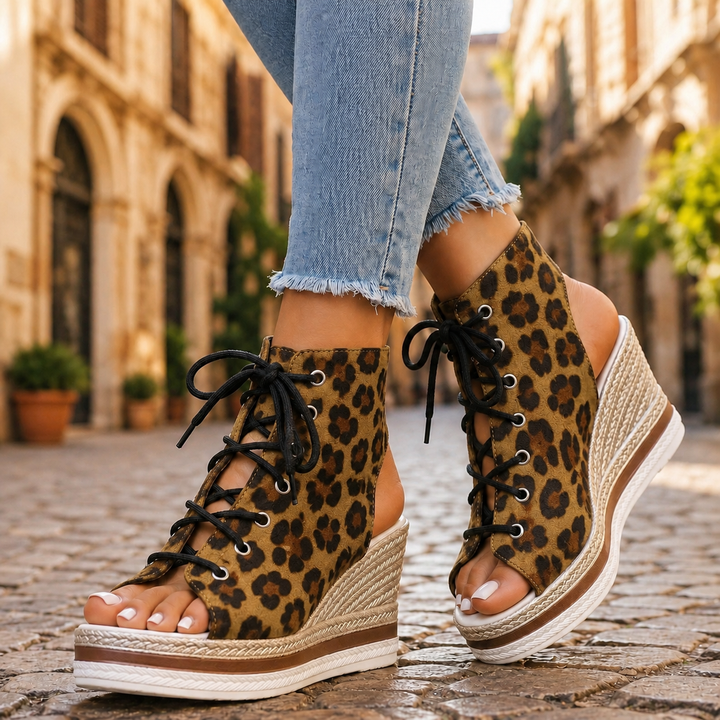 Emanuela | Sandali con zeppa