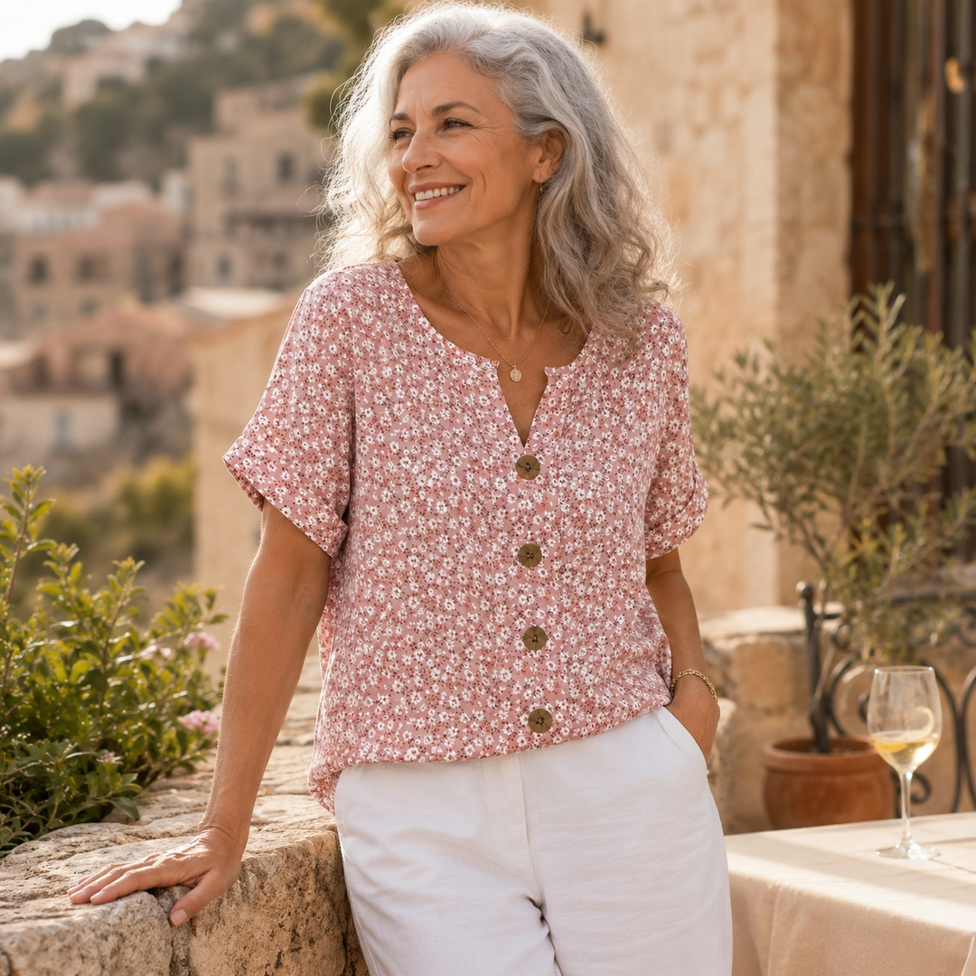 Raffaella | Blusa floreale chic da donna