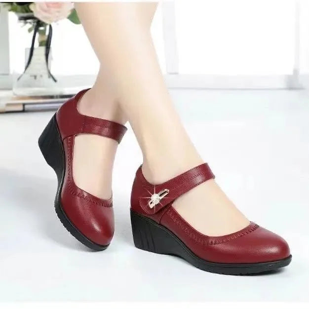 Lydia | Scarpe con Zeppa e Cinturino