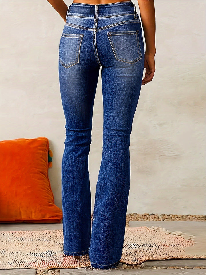 Aya | Jeans svasati a vita alta