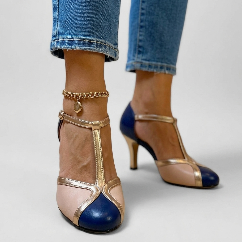 Marcella | Tacco T-Strap Comfort