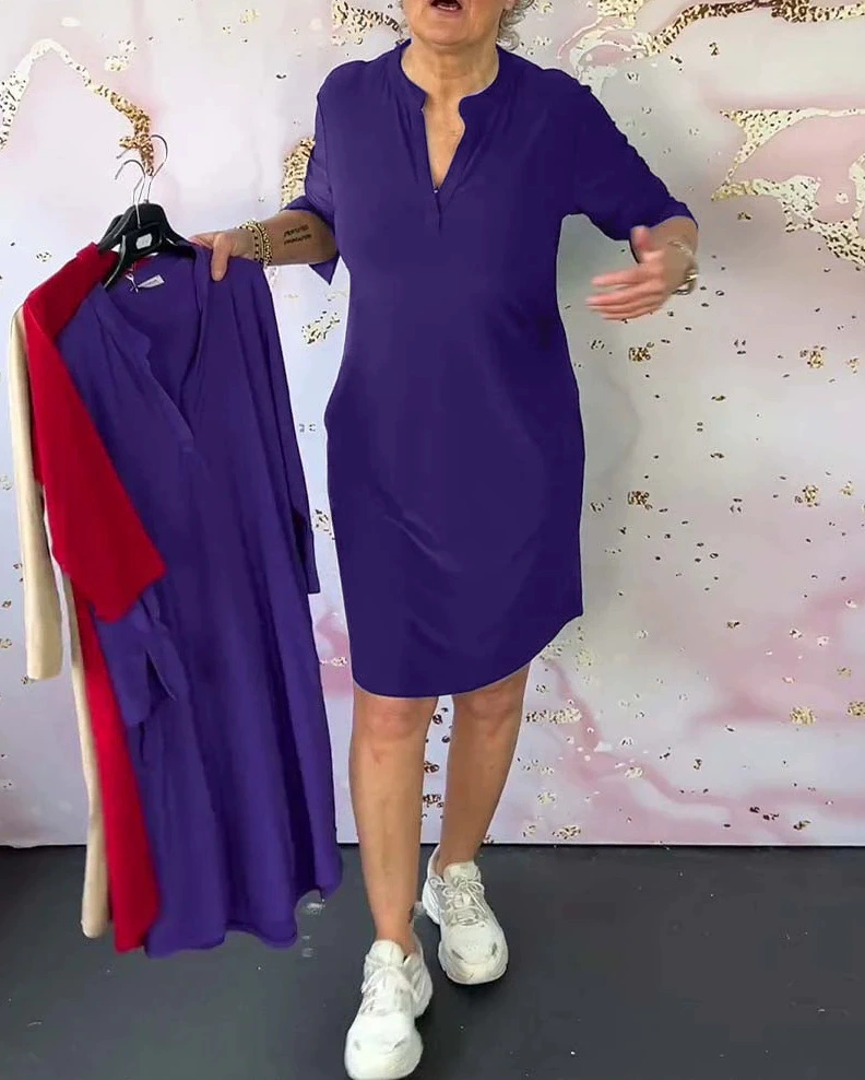 Orlane | Abito elegante con scollo a V