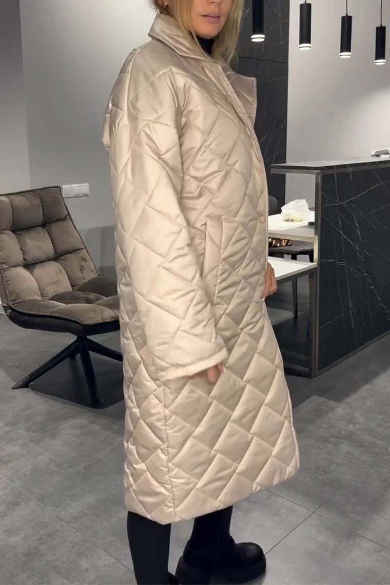 Isolde | Cappotto trapuntato reversibile elegante da donna