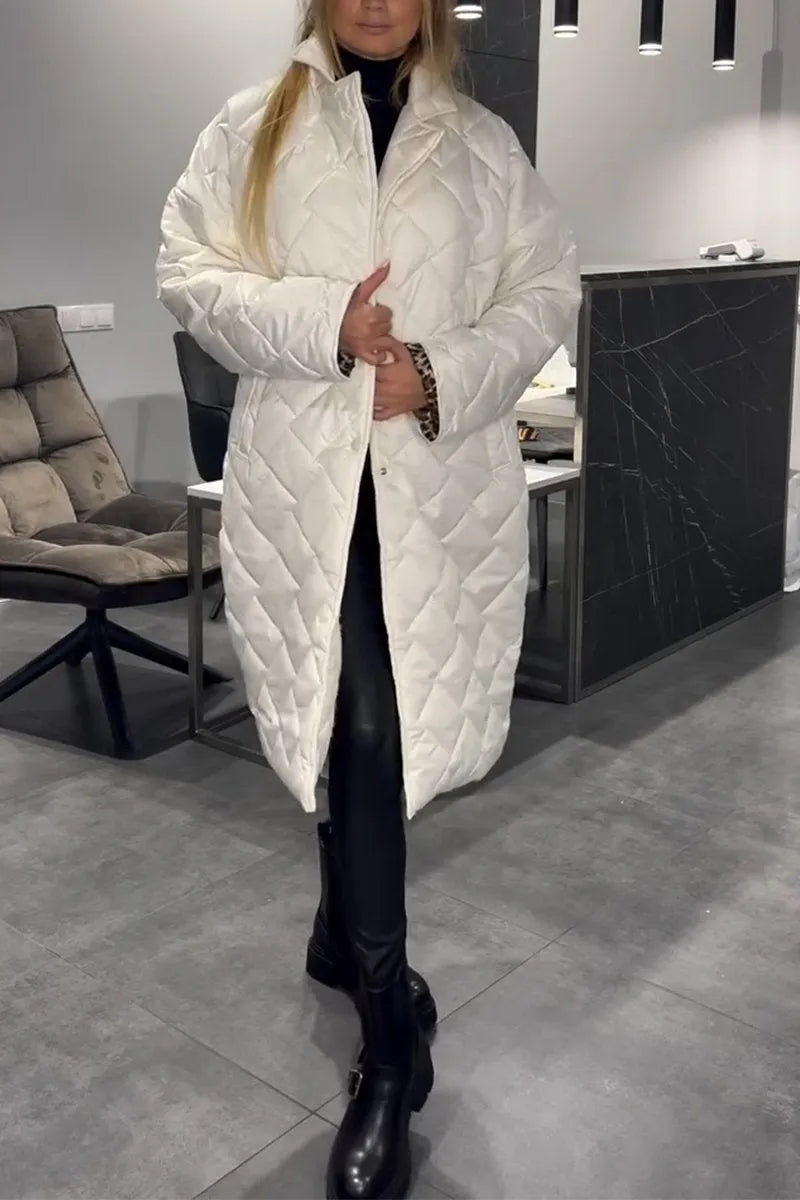 Isolde | Cappotto trapuntato reversibile elegante da donna