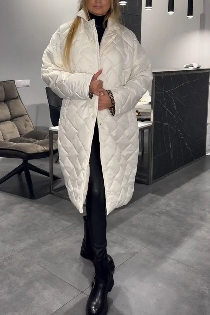 Isolde | Cappotto trapuntato reversibile elegante da donna