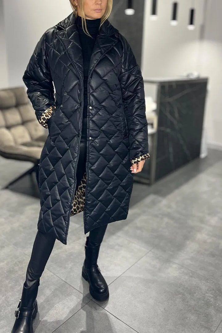 Isolde | Cappotto trapuntato reversibile elegante da donna