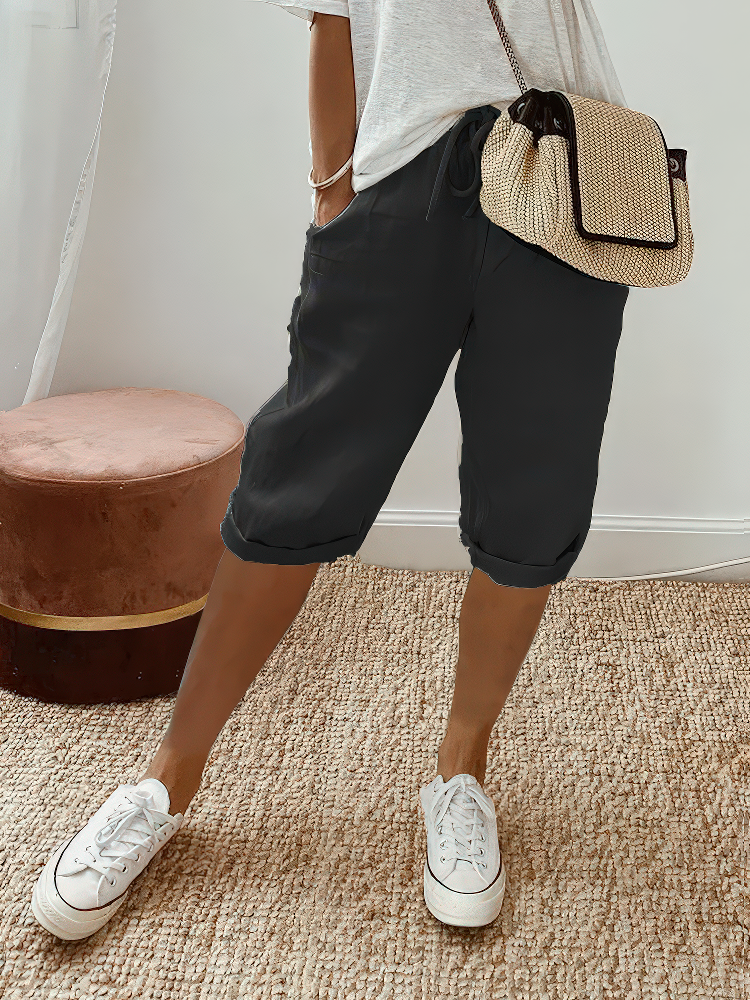 Marthe | Short comodo con orlo arrotolato