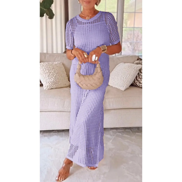 Bethany | Abito lungo maxi con tagli + vestito interno gratuito