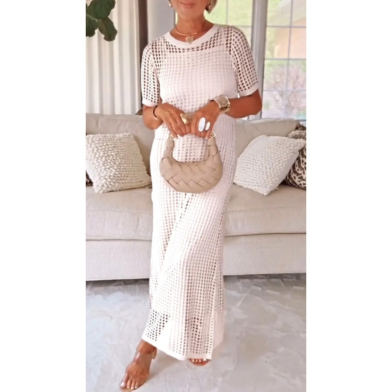 Bethany | Abito lungo maxi con tagli + vestito interno gratuito